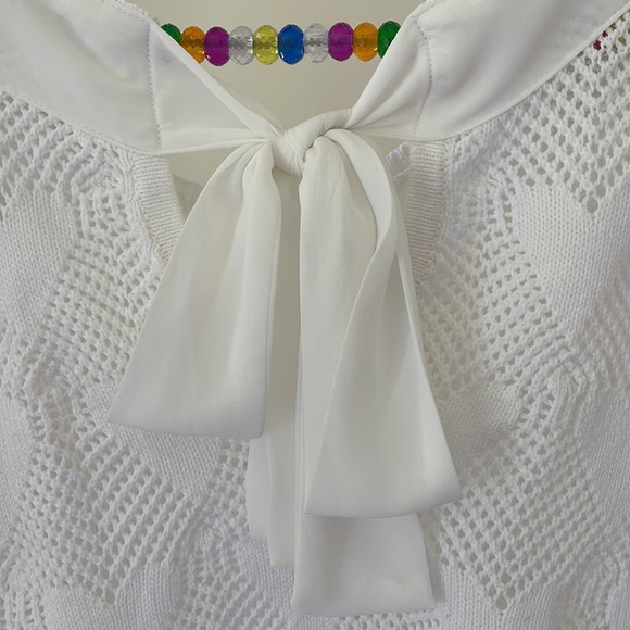 🤍 HEART knitted 3/4 sleeve jumper - Picture 6 of 9